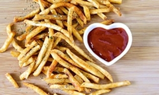 Un repas équilibré même avec des frites !