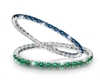 Duo bracelets riviere