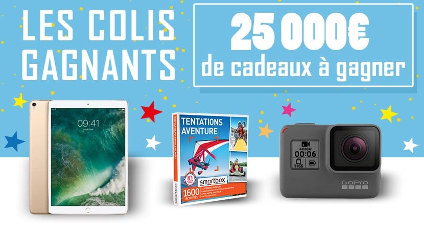 GRAND JEU : Les Colis Gagnants 