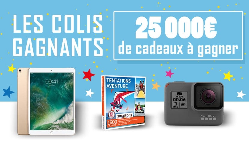 GRAND JEU : Les Colis Gagnants 