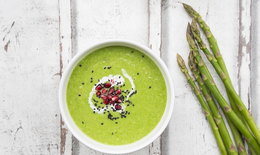 Le menu d’avril, potages minceur et légumes malins 